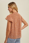 Clay smocked neck