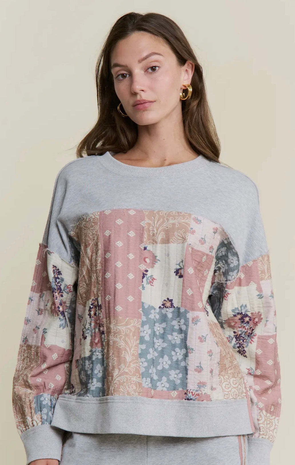 Patchwork sweatshirt