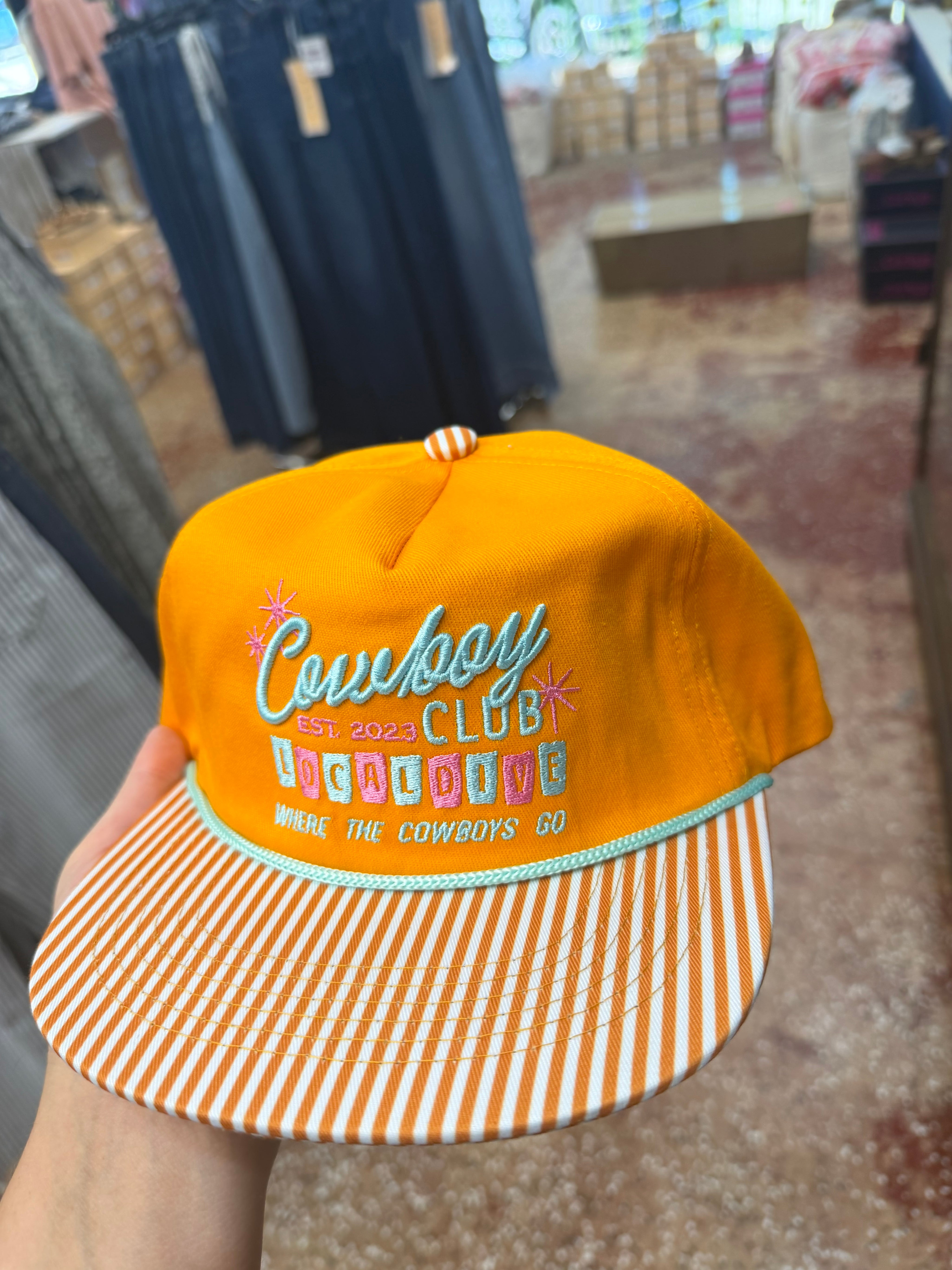Cowboy Club Social Club Trucker Hat