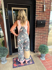 POL Wildflower Camo Patchwork OverallS