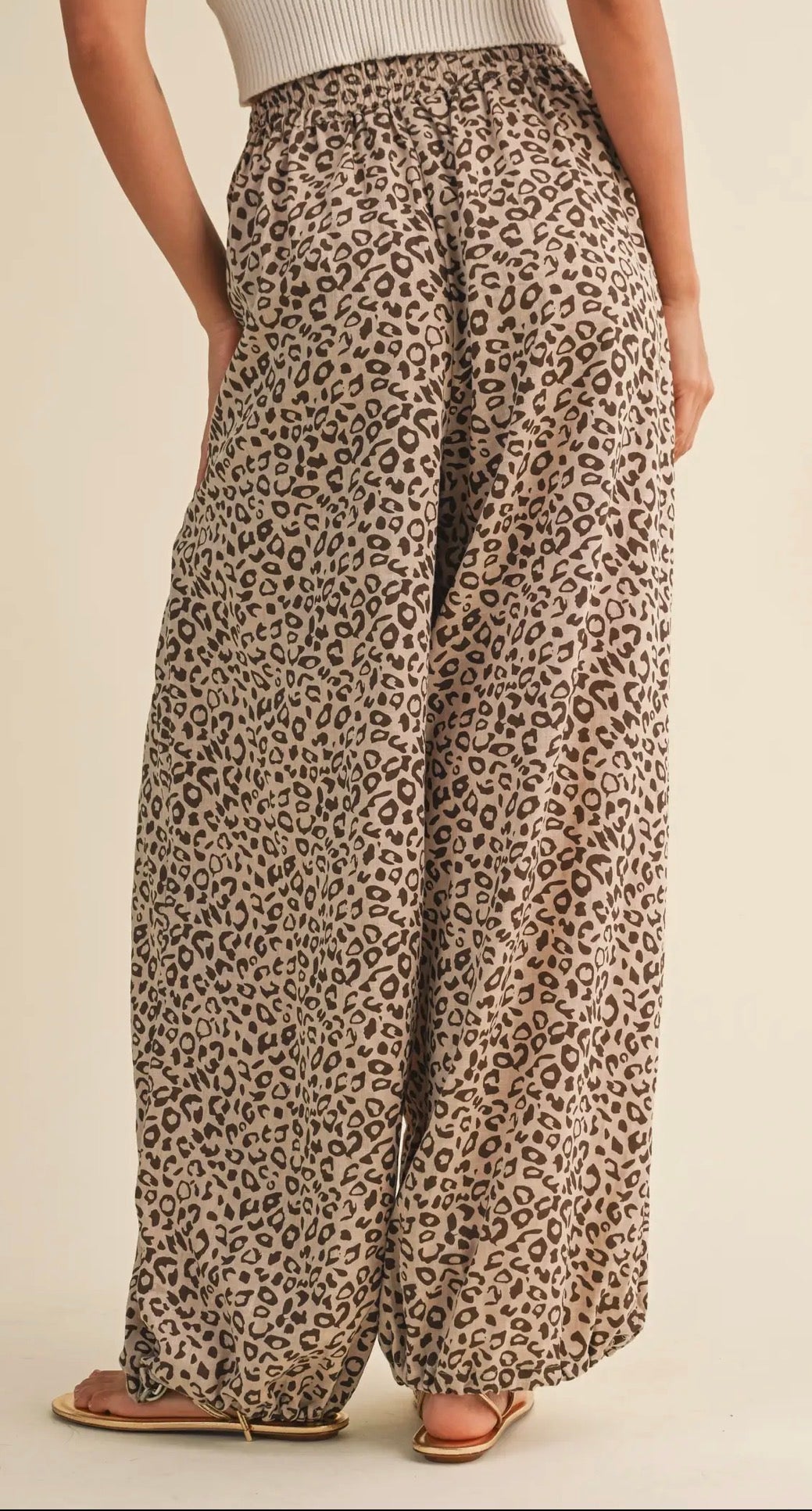 Wild Side Leopard pull on Pants