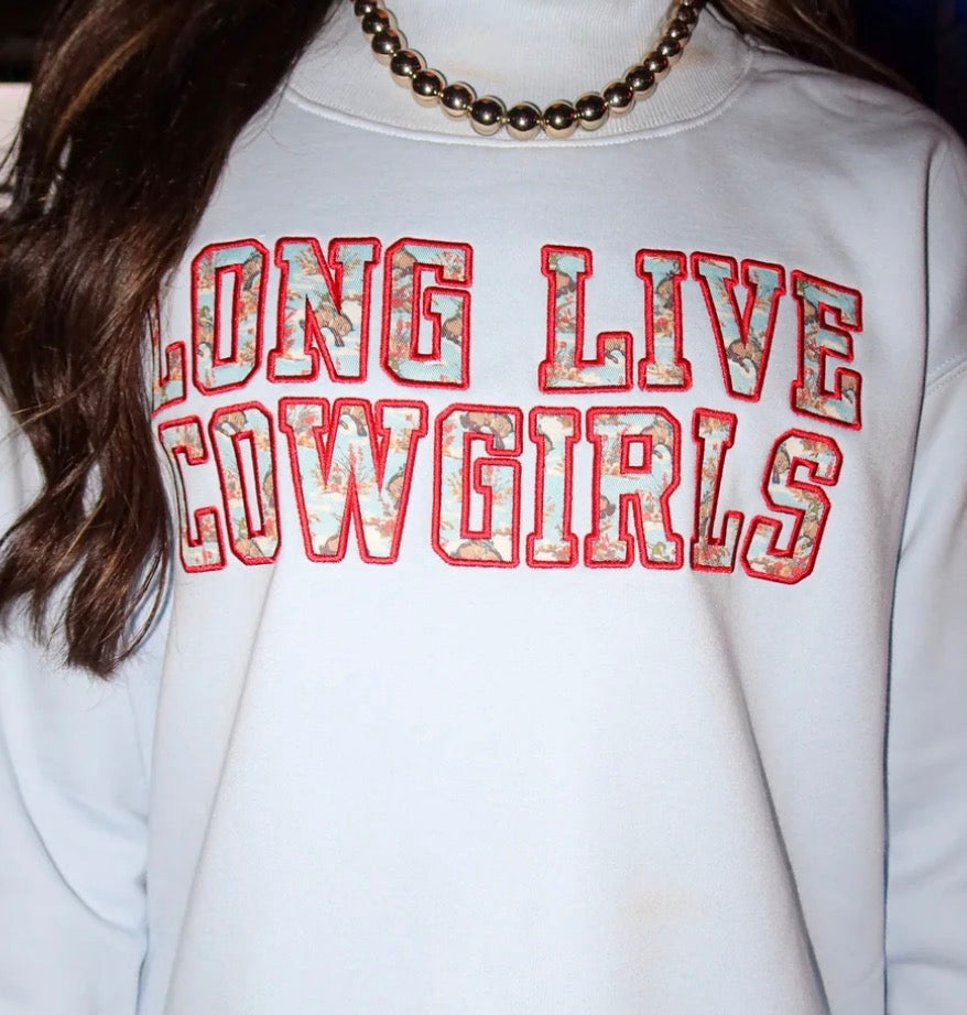 Long live cowgirls mockneck