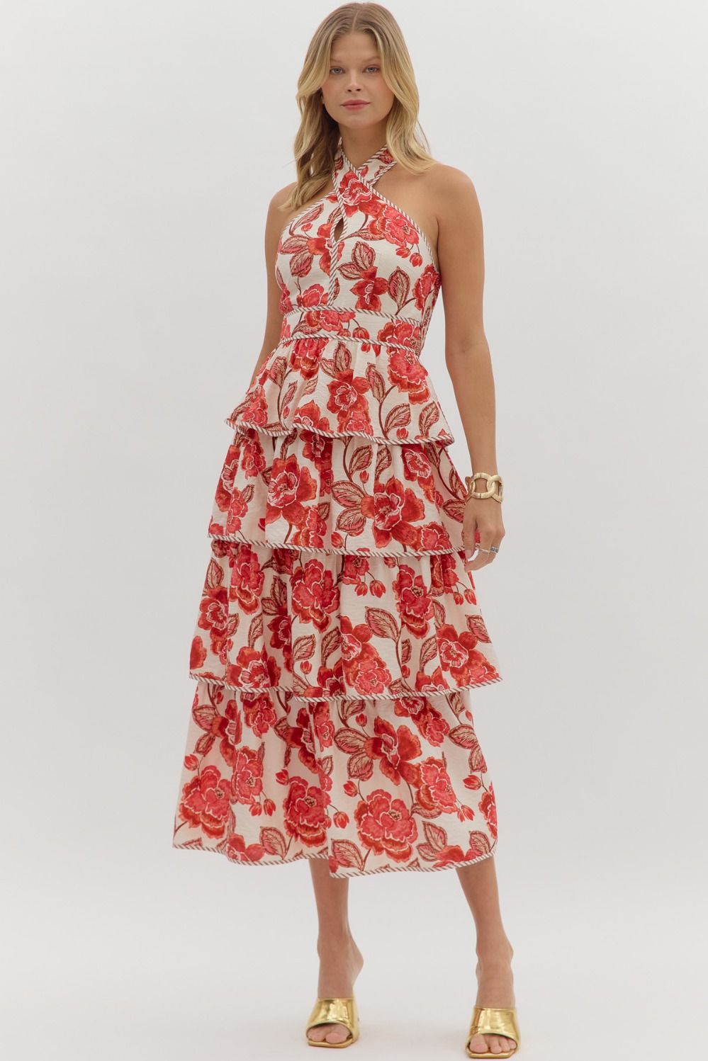 The Valencia tiered dress