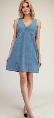 Carrie denim dress