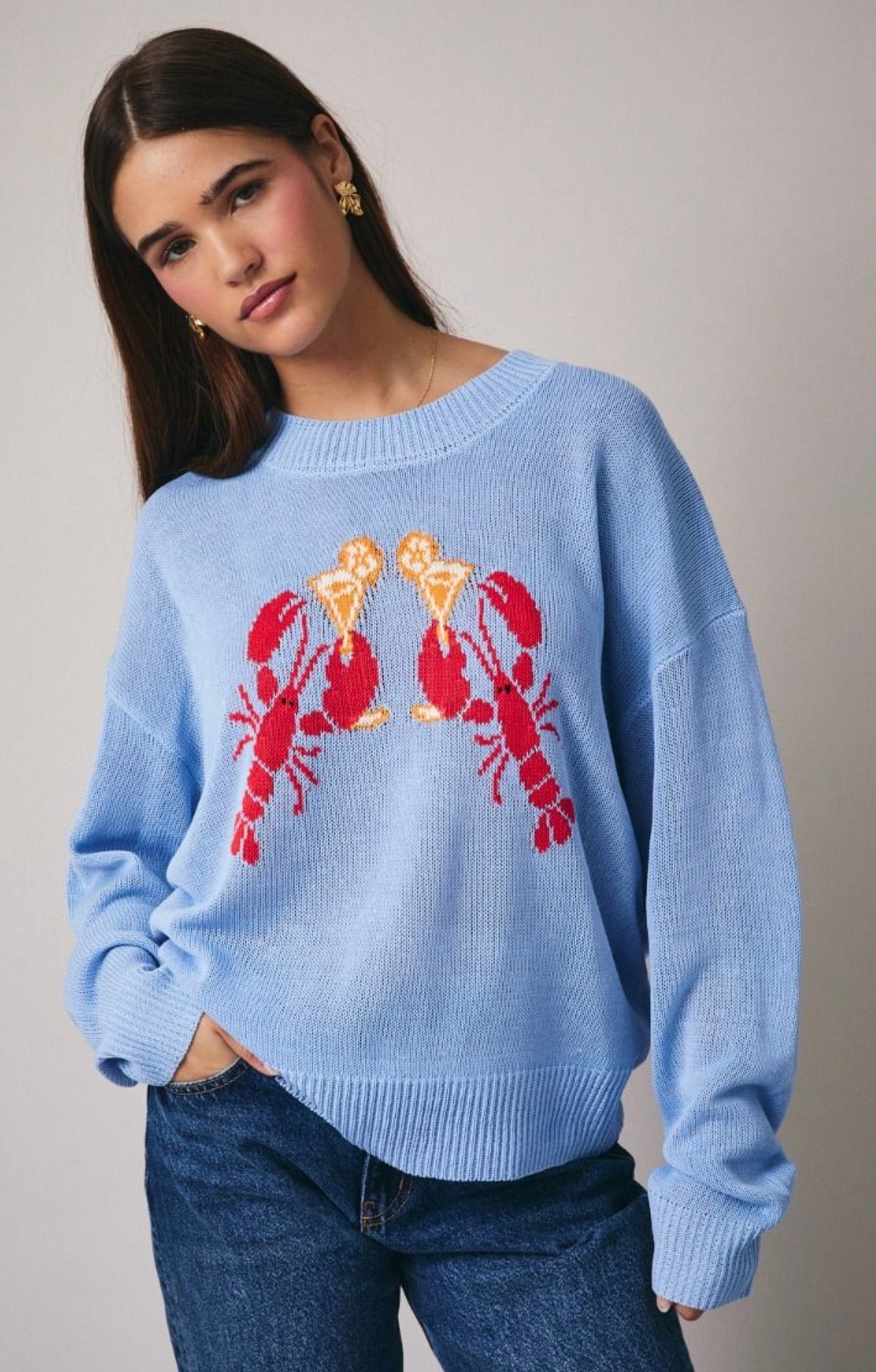 Lobster Tini’ sweater