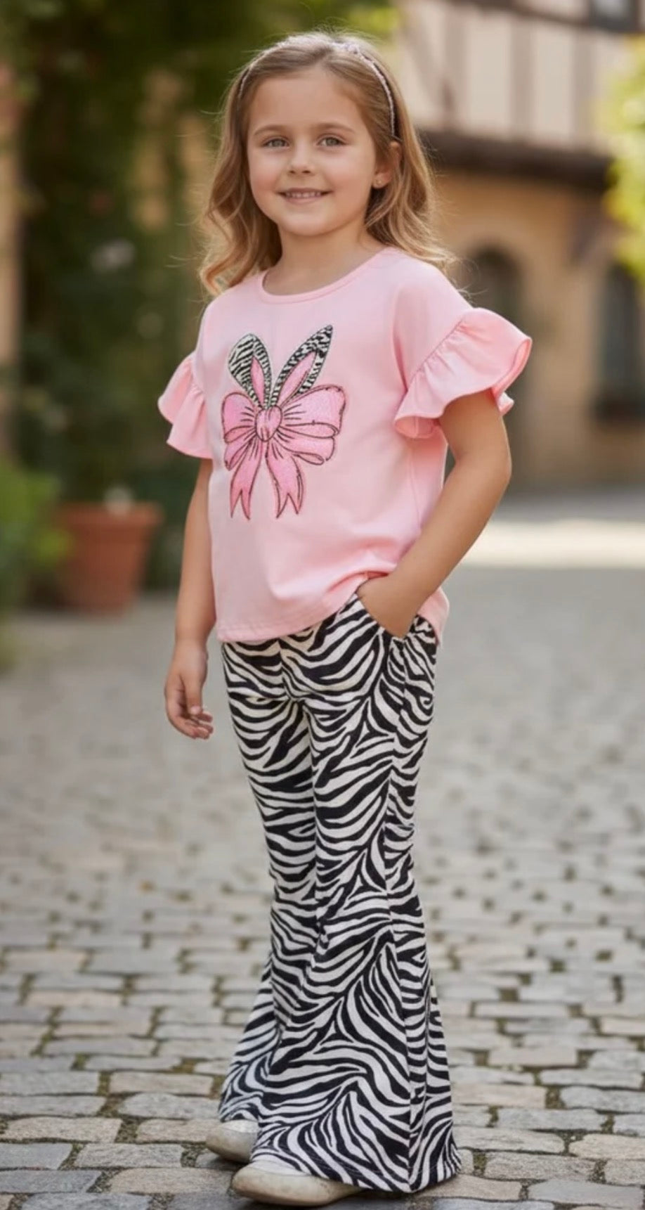 Zebra girls outfit
