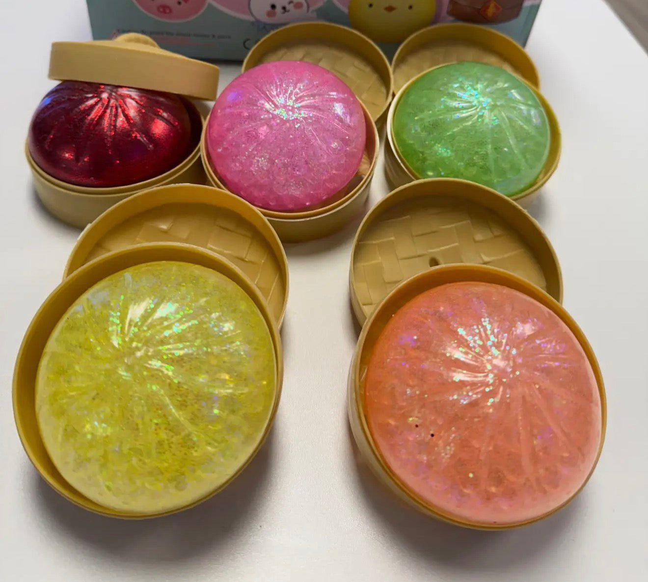 Viral Glitter mystery dumpling