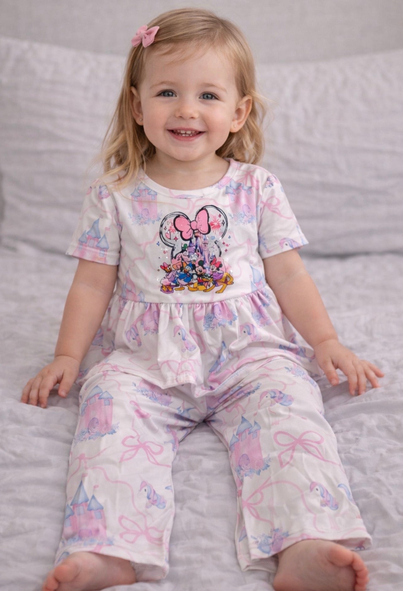 Disney character unicorn girls pajamas
