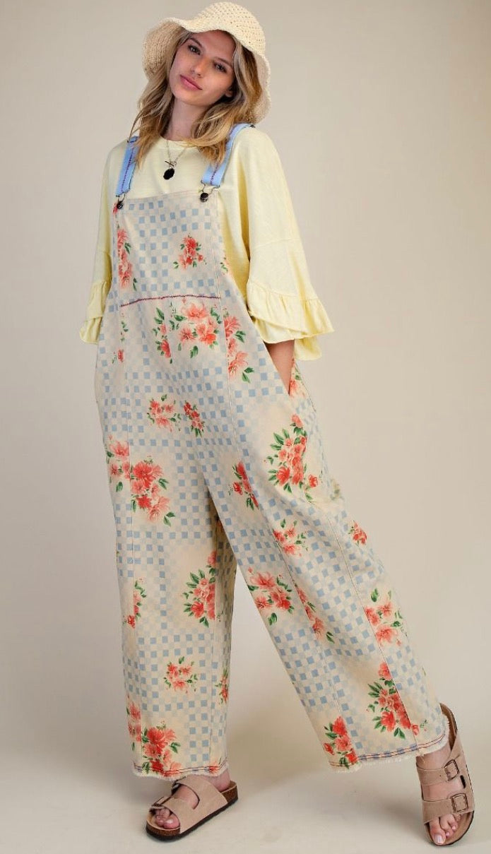 Sunwashed Garden Overalls