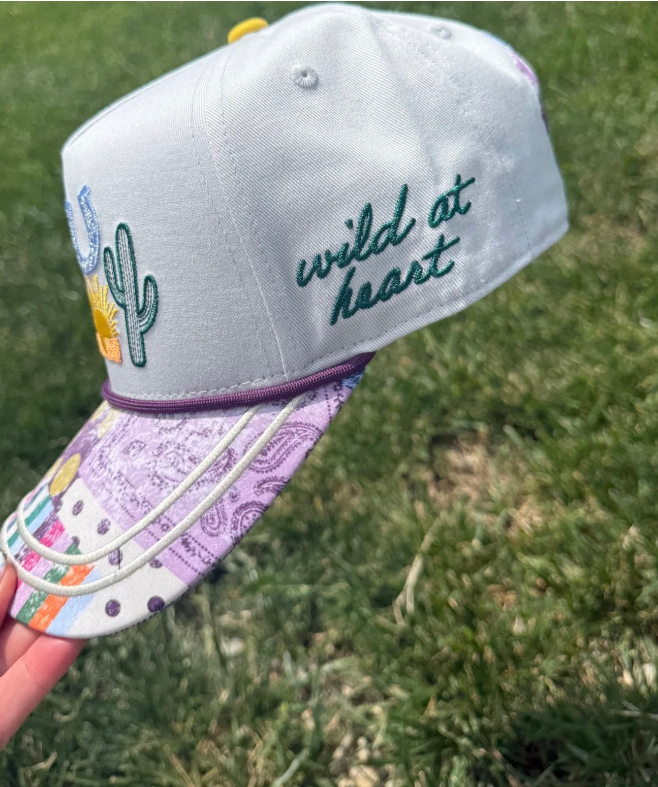 Wild at heart trucker hat