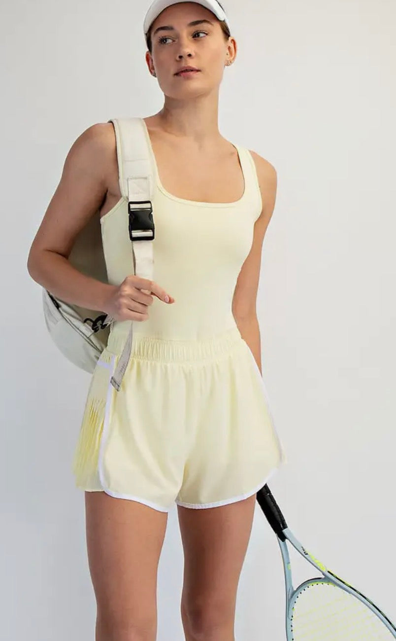 Lemon Court side romper