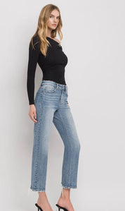 Lovervet mid rise cropped Stella jeans