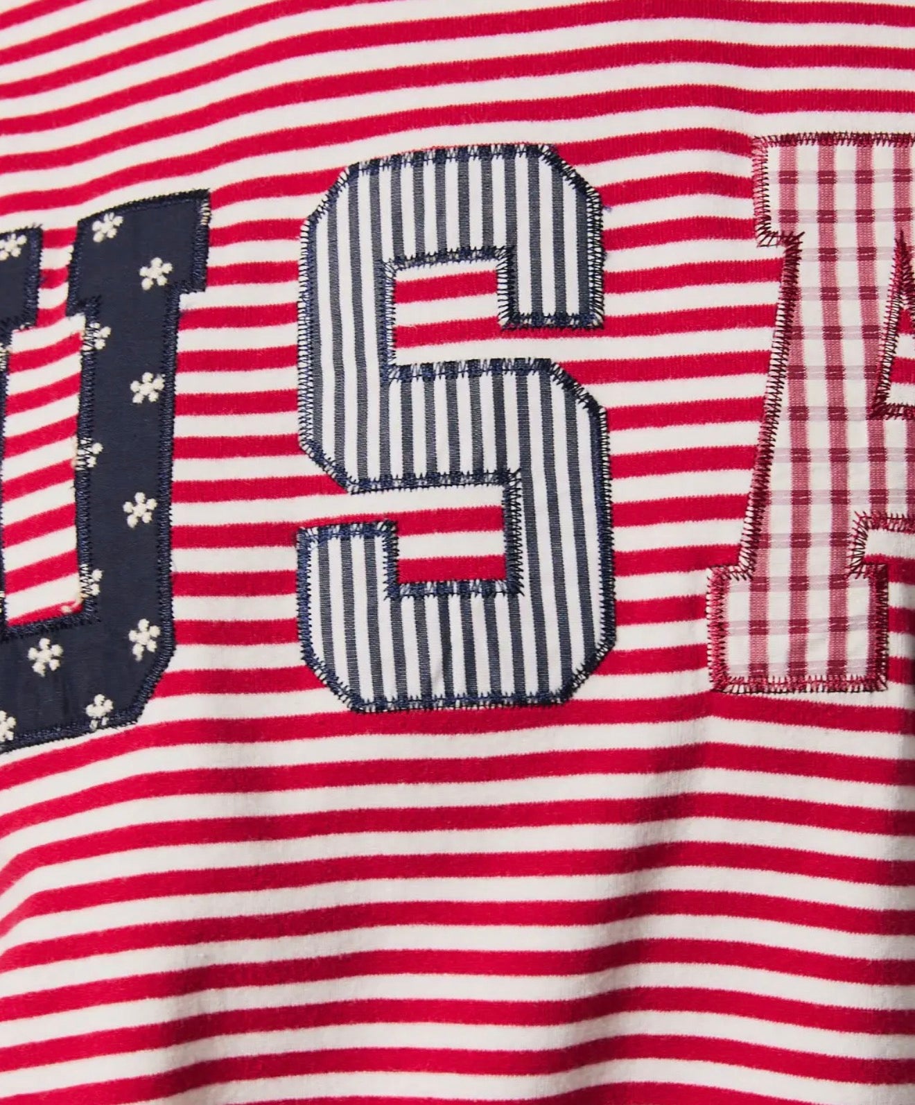 USA dream girl mock neck set