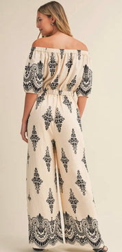 Monroe Market Off-Shoulder Jumpsuit