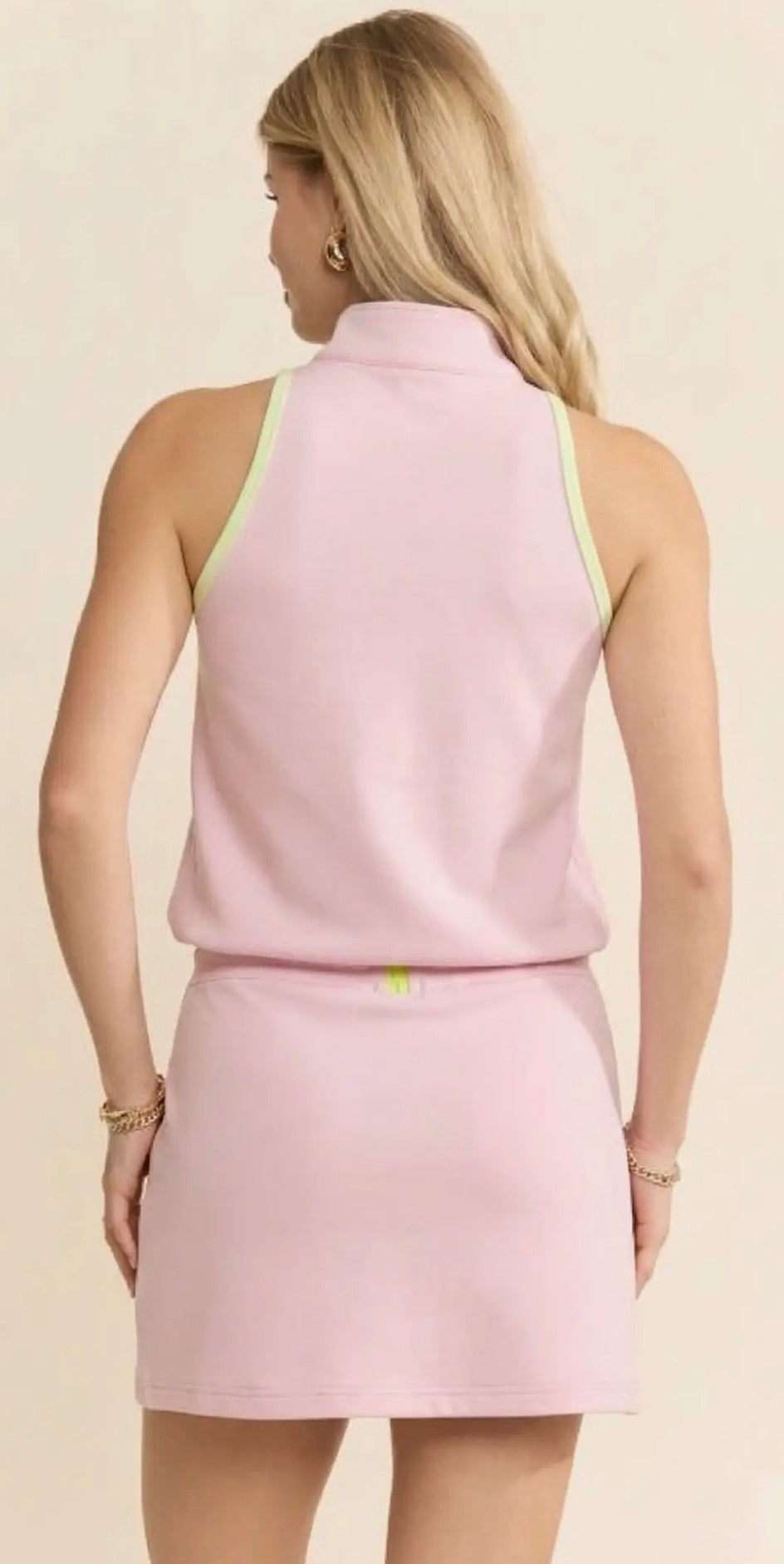 Court Side Cutie Sleeveless Scuba Dress