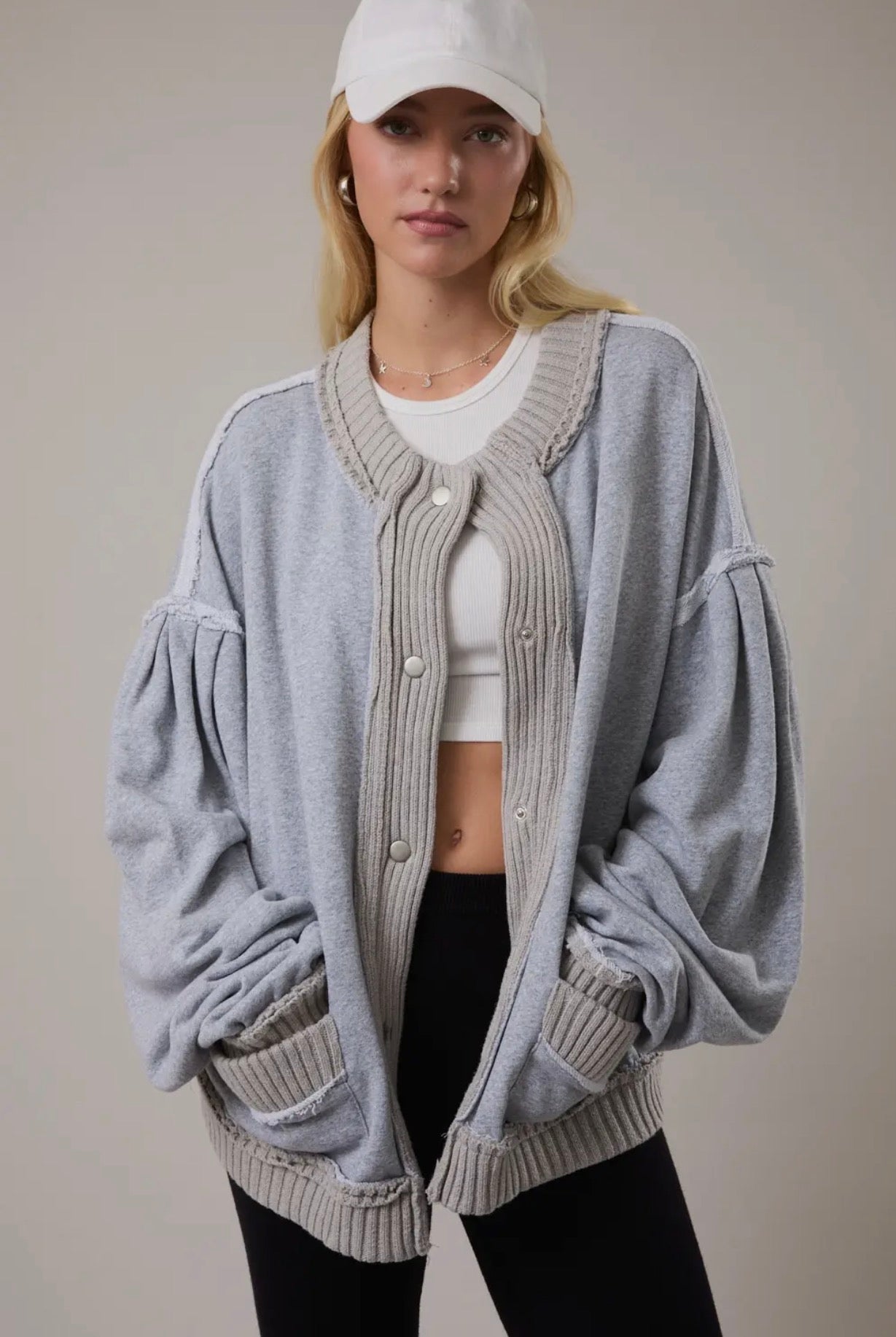 Grey everyday cardi