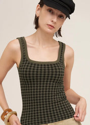 Checkmate NIKIBIKI Square-Neck Tank Top