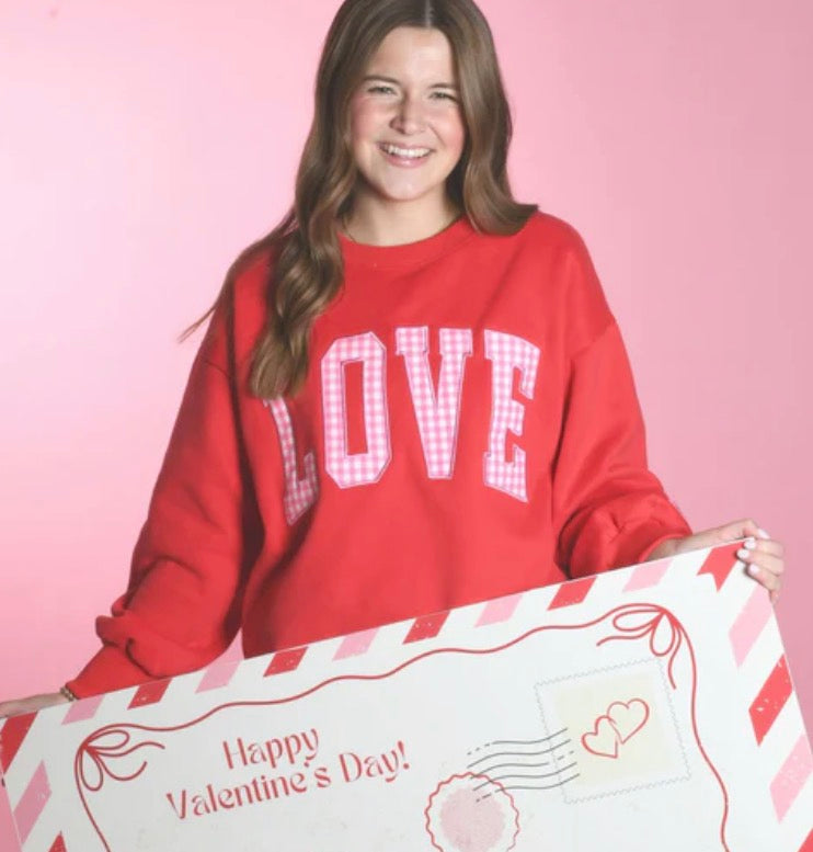 Lulu Mac love sweatshirt