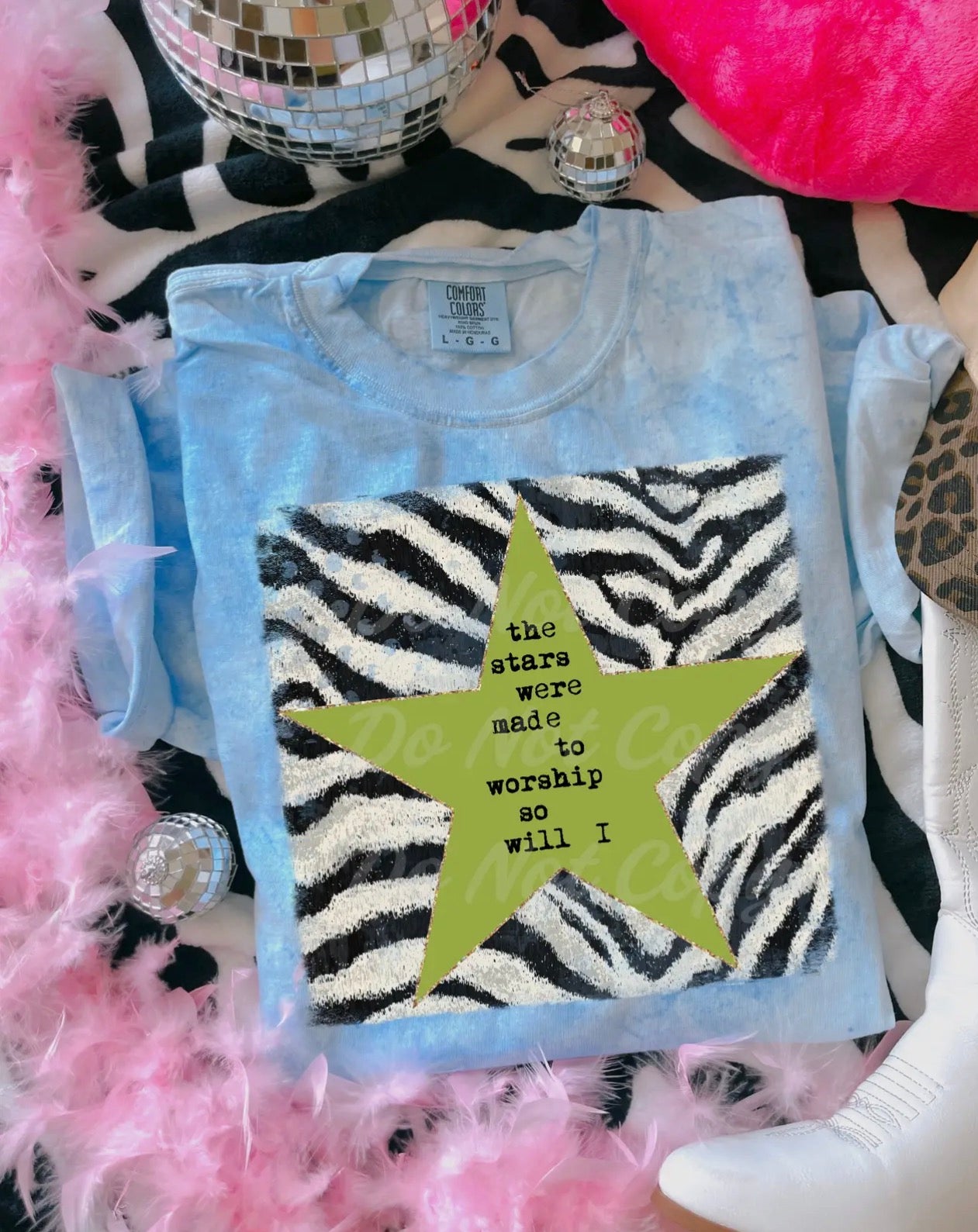Worship zebra tee