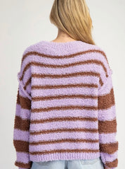 Lilac hazelnut sweater