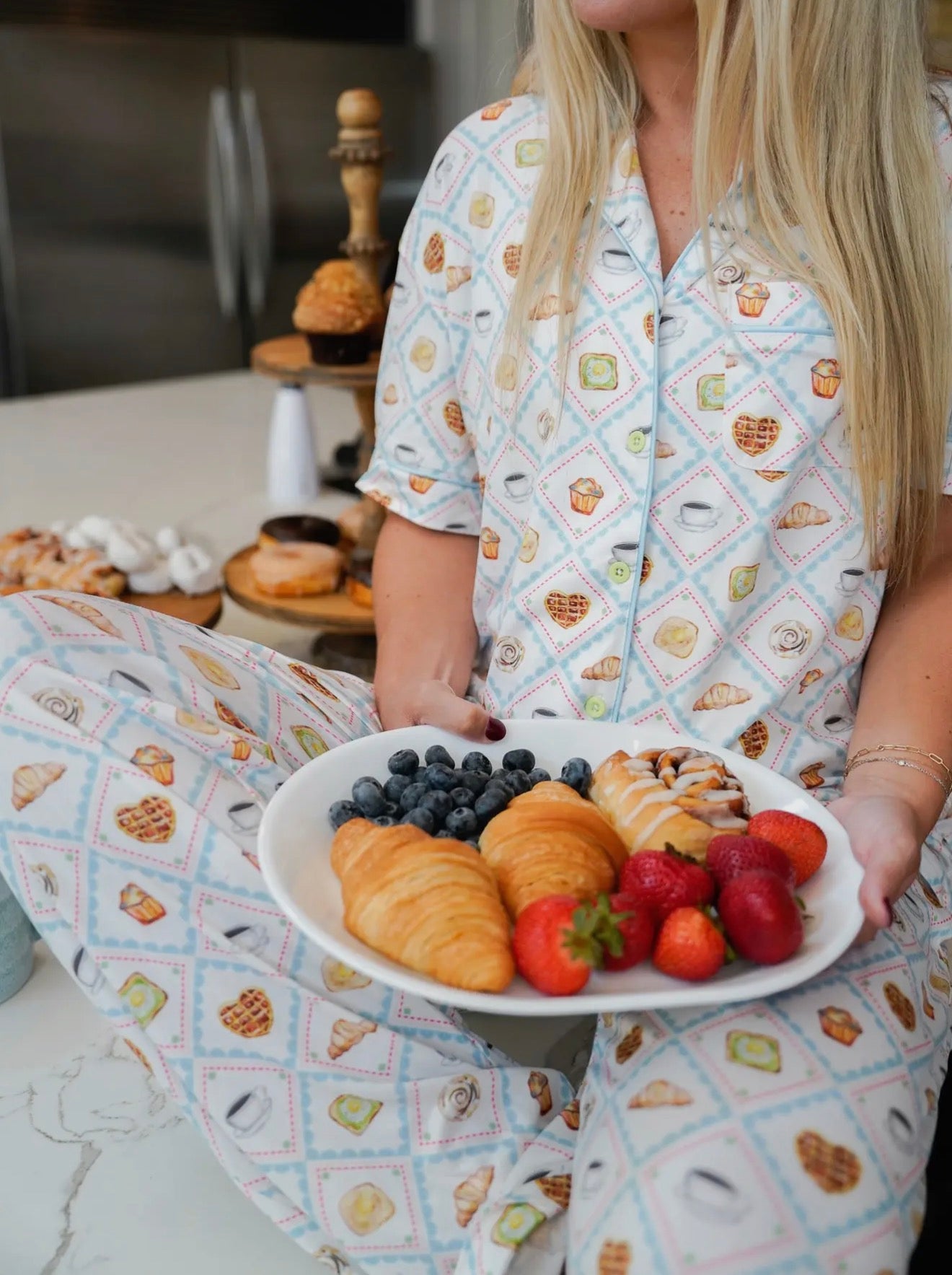Breakfast food pajamas