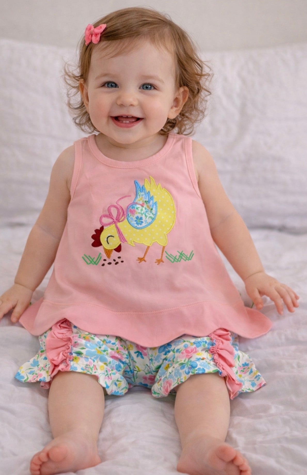 Chick embroidered set