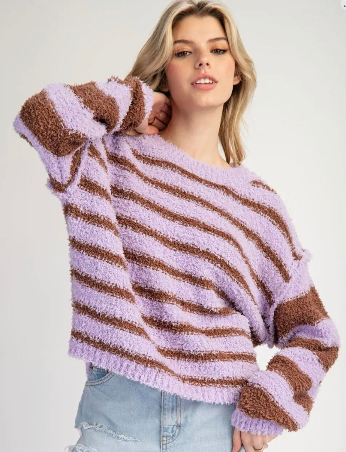 Lilac hazelnut sweater