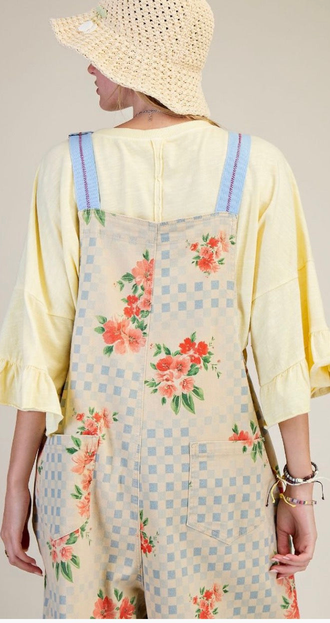 Sunwashed Garden Overalls