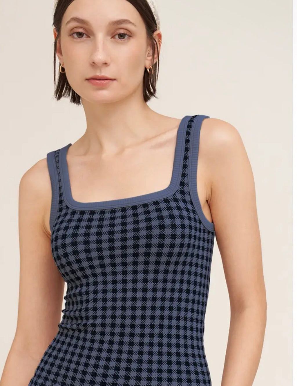 Checkmate NIKIBIKI Square-Neck Tank Top