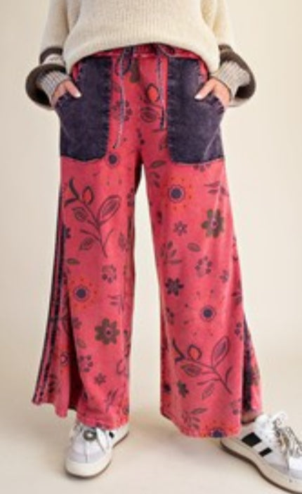 Parsley drawstring pants