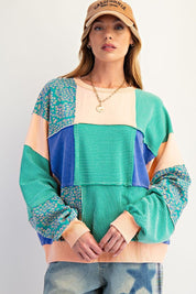 Wildflower patch pullover