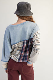 Plaid Escape Pullover