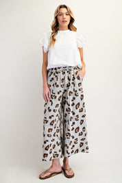 Wild luxe leopard pants
