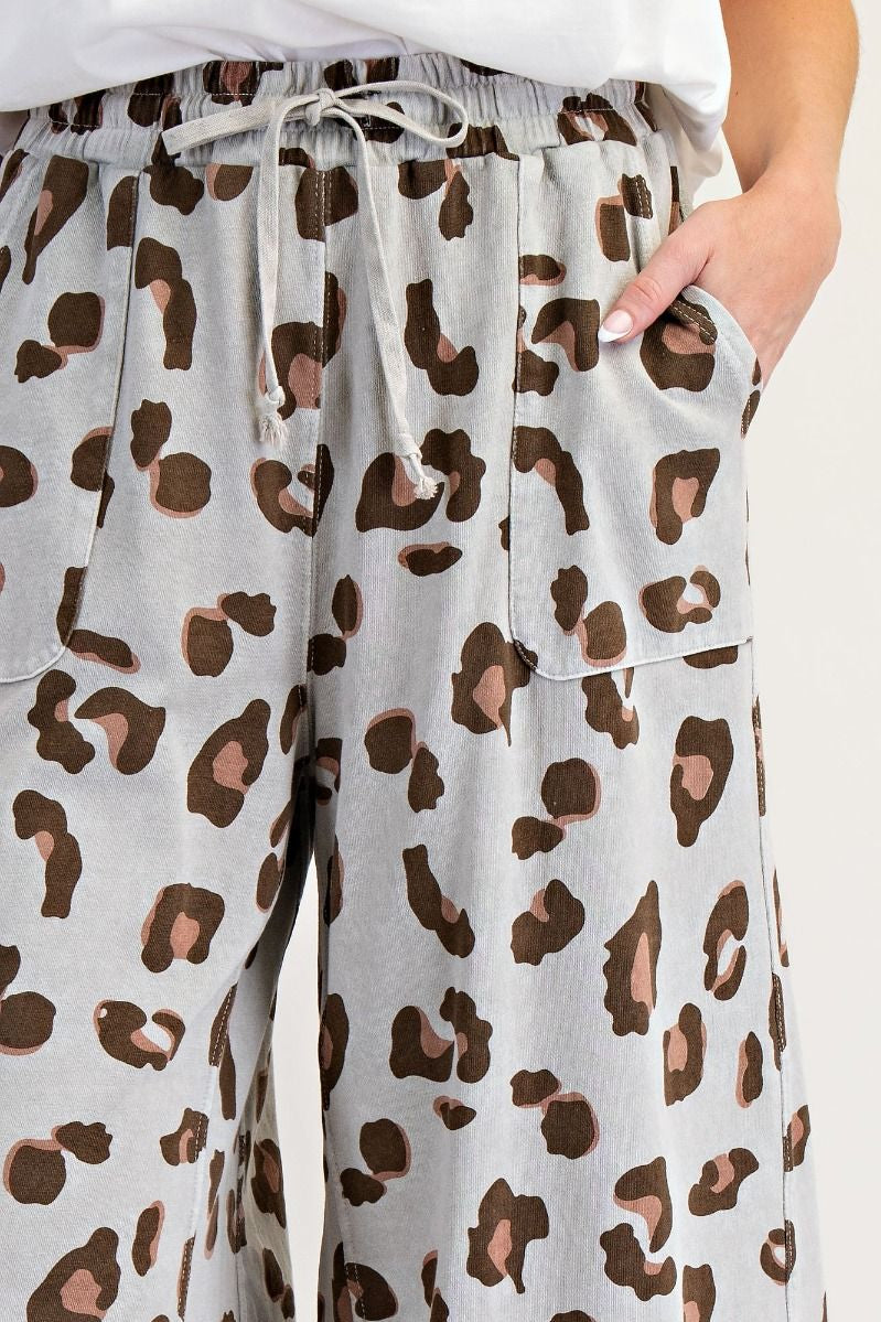 Wild luxe leopard pants