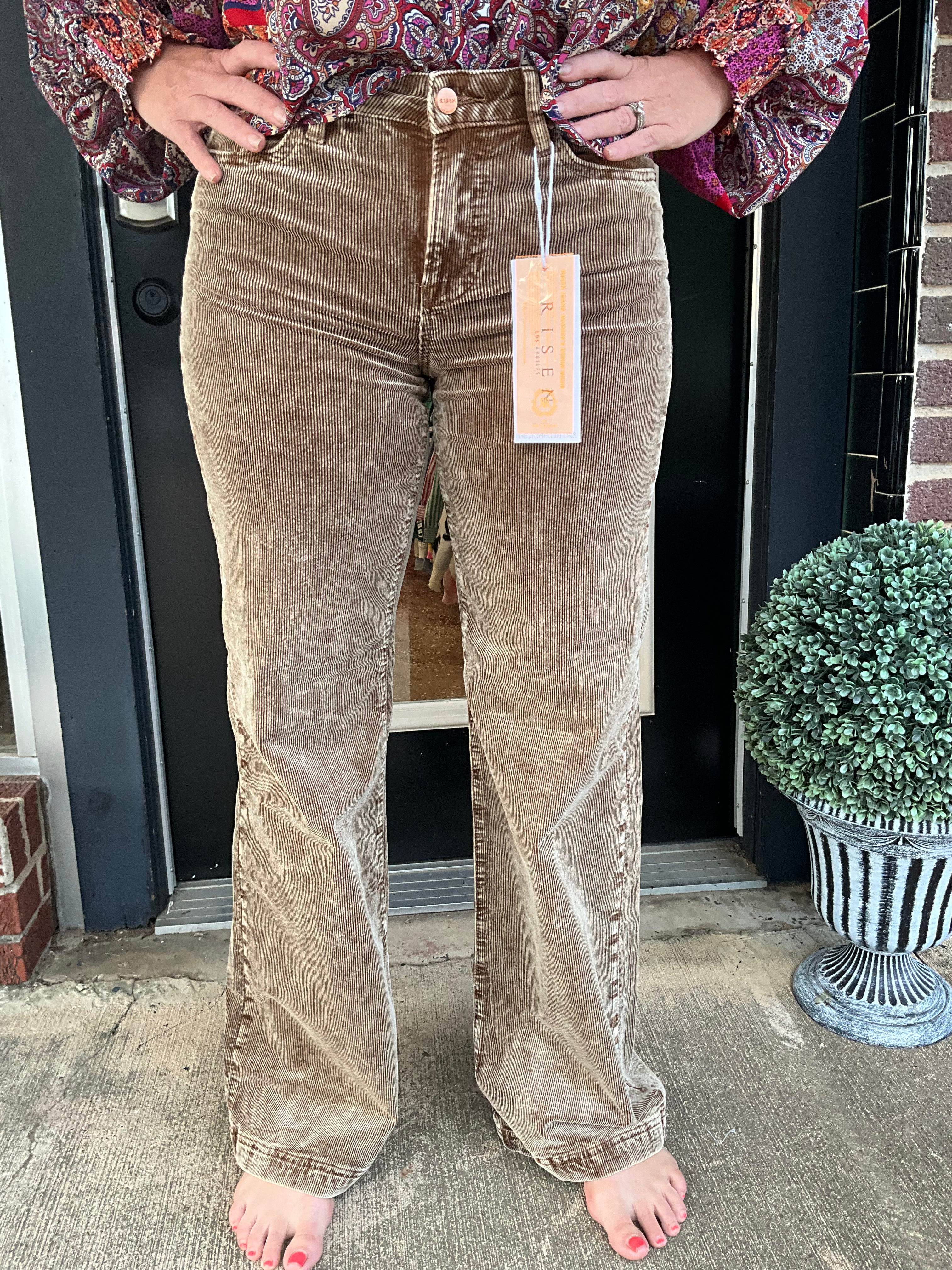 Risen corduroy wide leg Jean