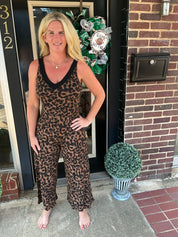 Cropped Leopard jumper