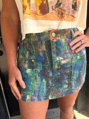 Canvas Splash Utility Skort