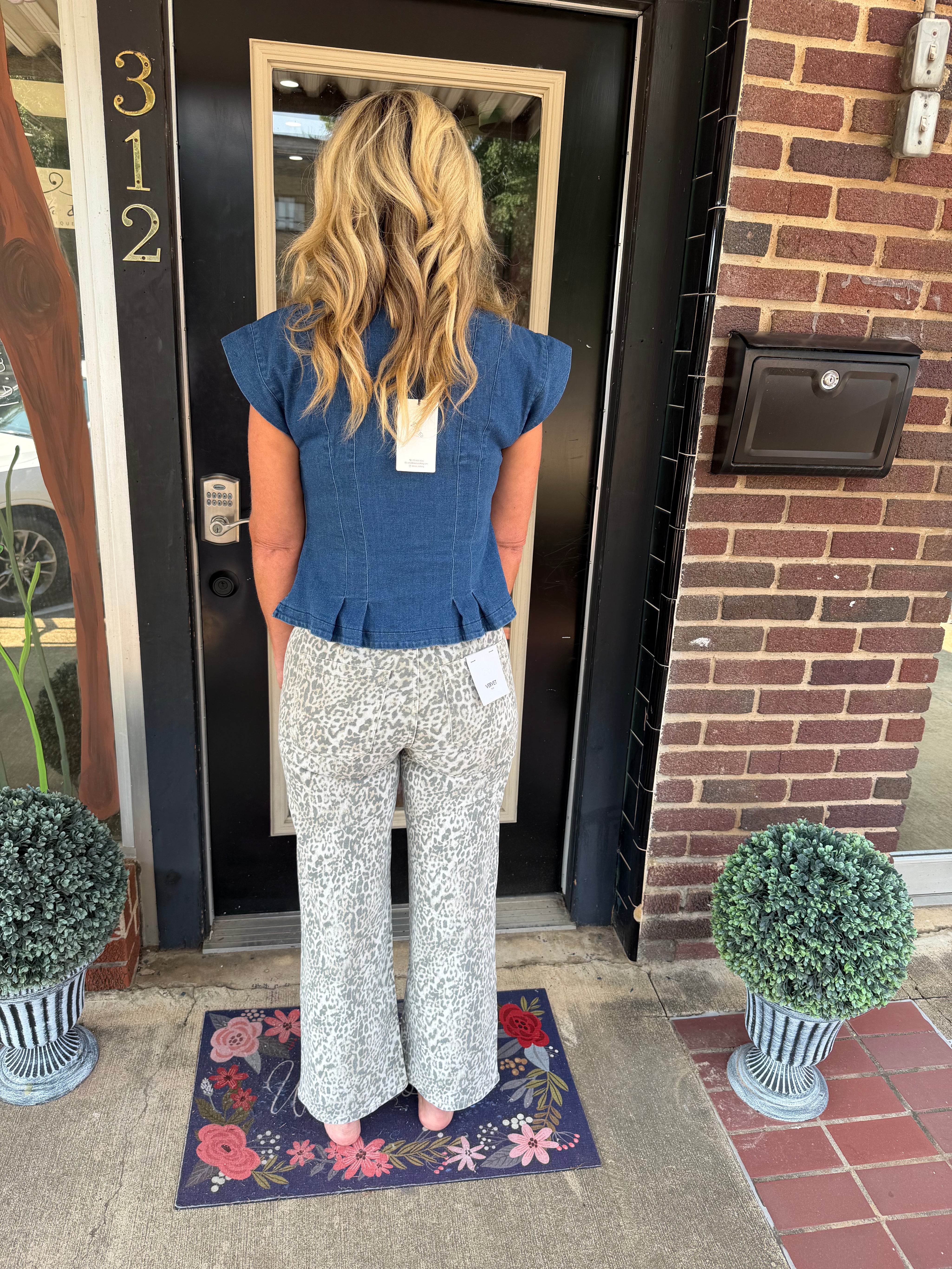 Wild Side Vervet Animal Print Jeans