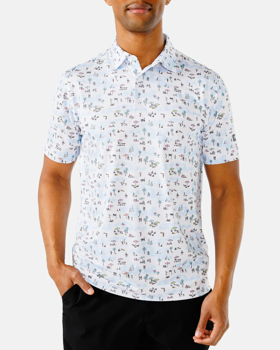 Beached It Men’s Polo