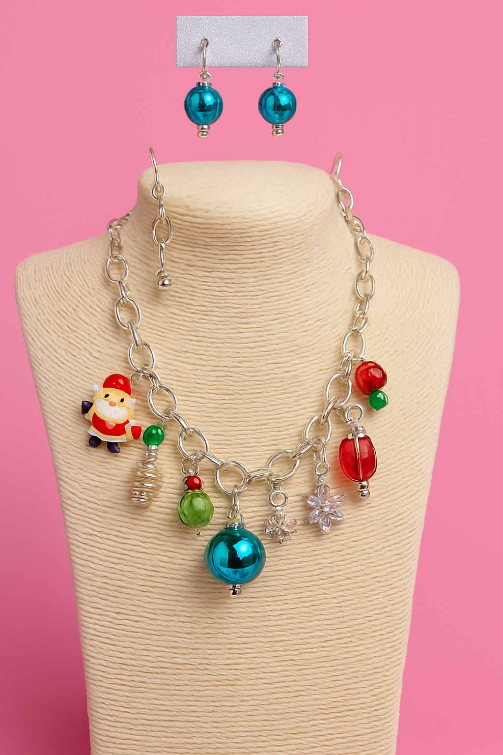 Holiday charm set- silver
