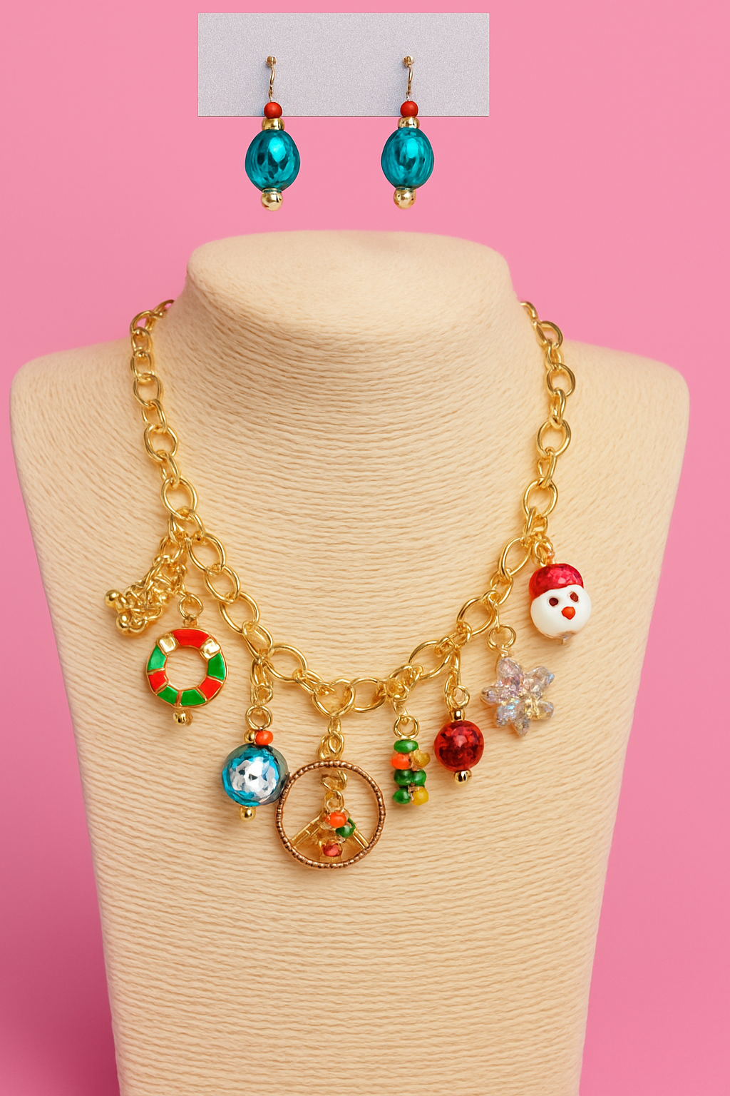Holiday charm set- gold
