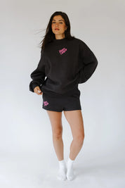 Happy Camp3r Puff Series Slate Gray Mockneck