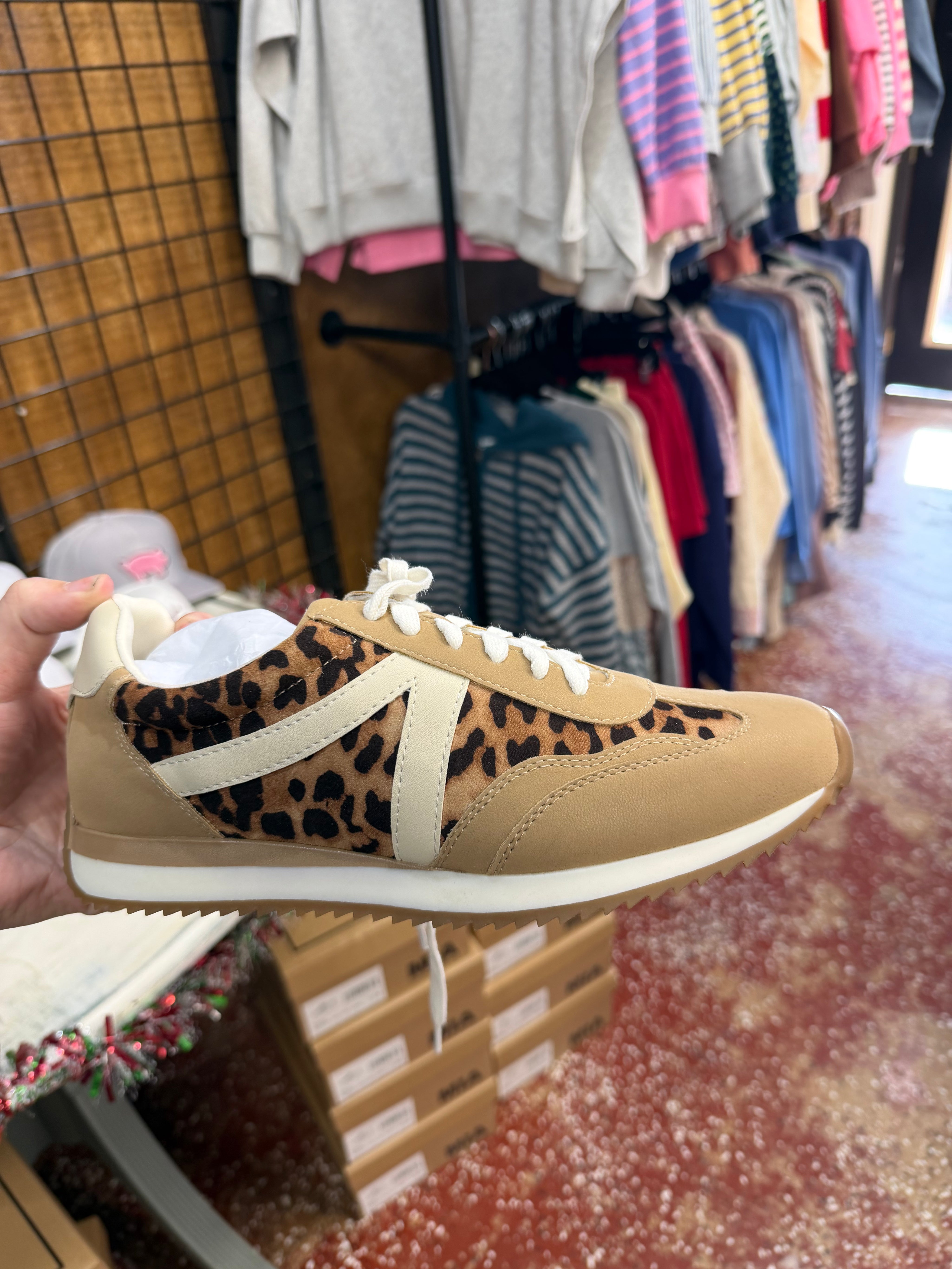 Leopard sneakers
