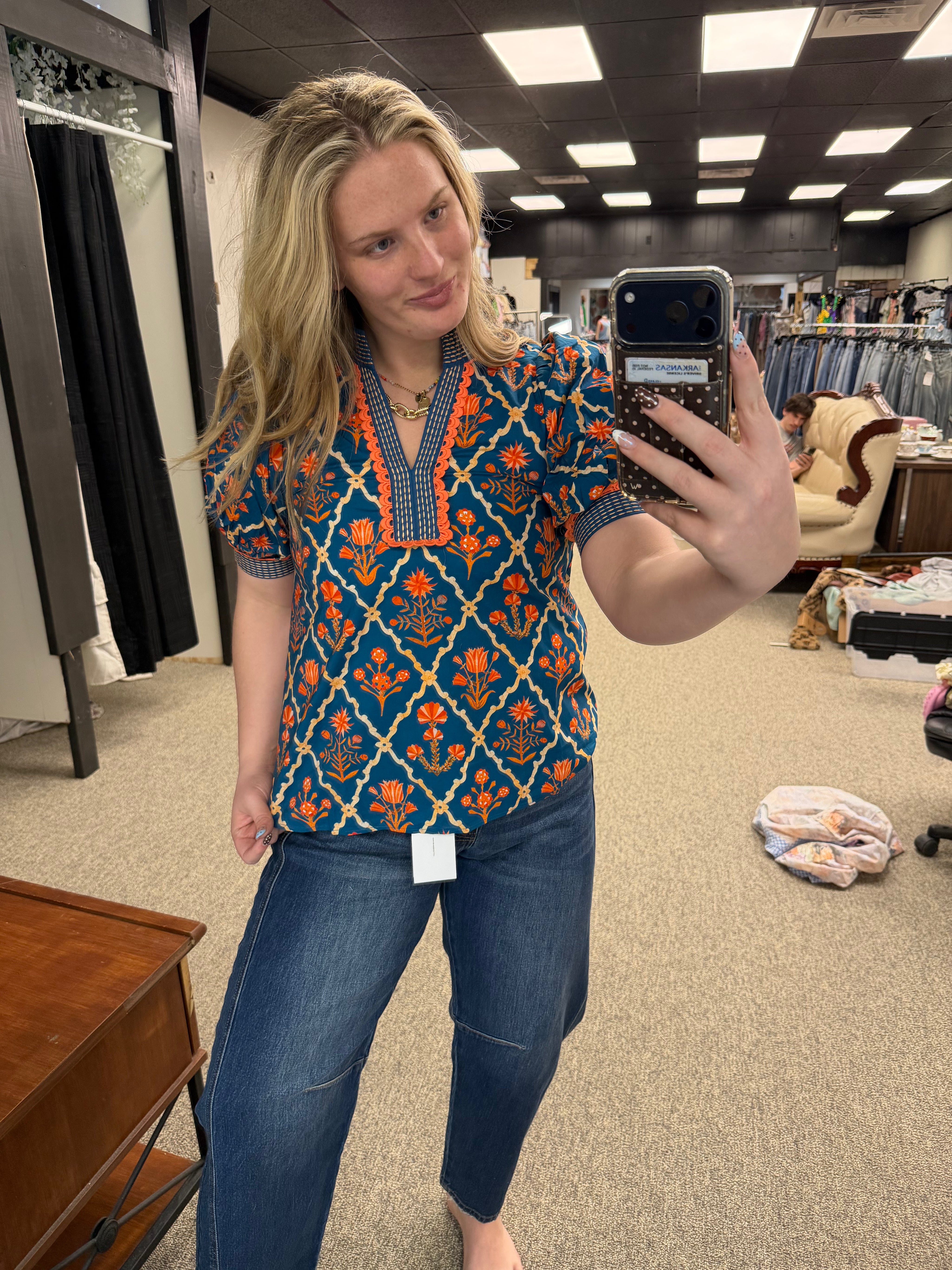 Royal blouse