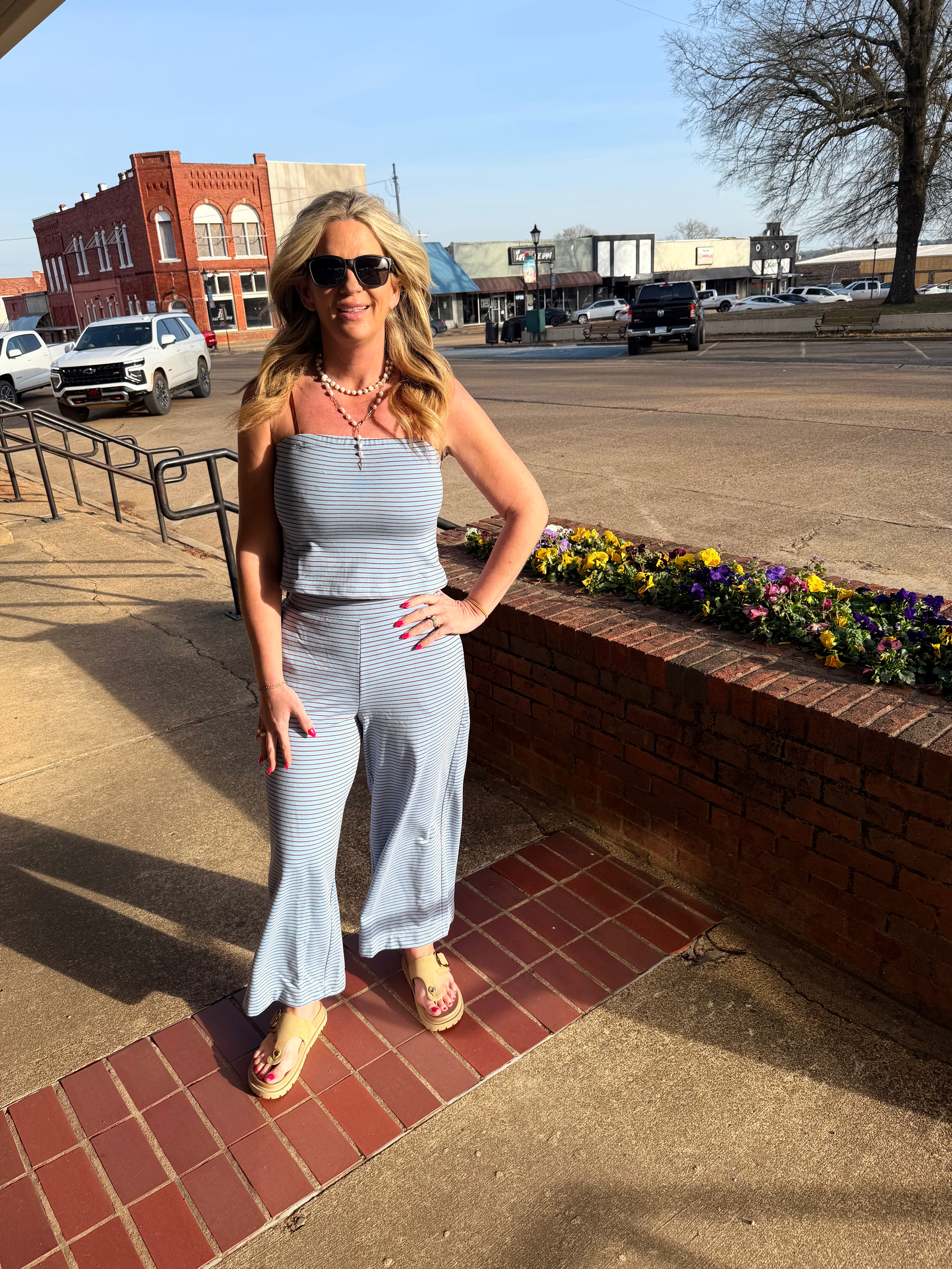 The Blue Horizon Stripe Set