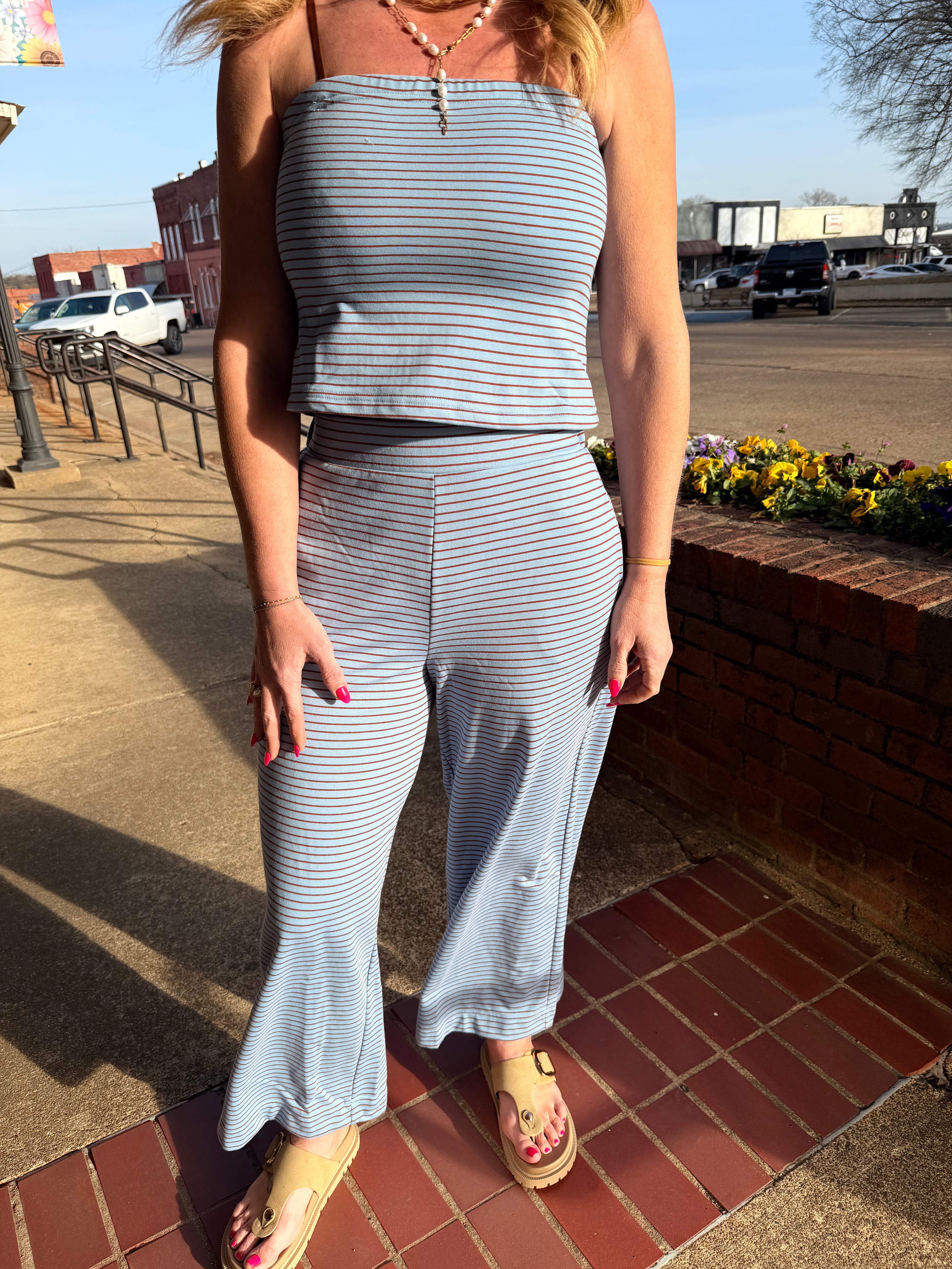 The Blue Horizon Stripe Set