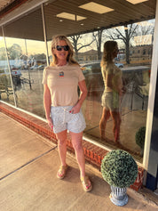 The Meadow Day Drawstring Shorts