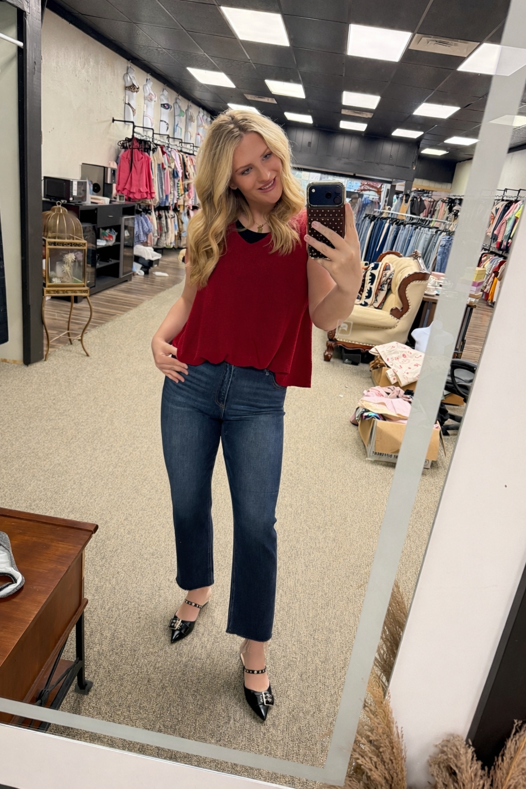 Risen Midnight Sculpt High Rise Straight Leg Jeans