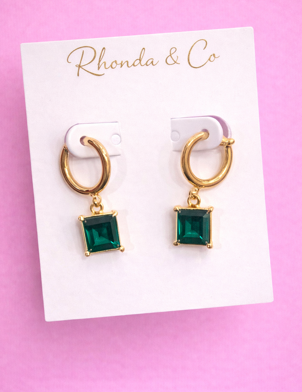 Modern Muse Huggie Earrings