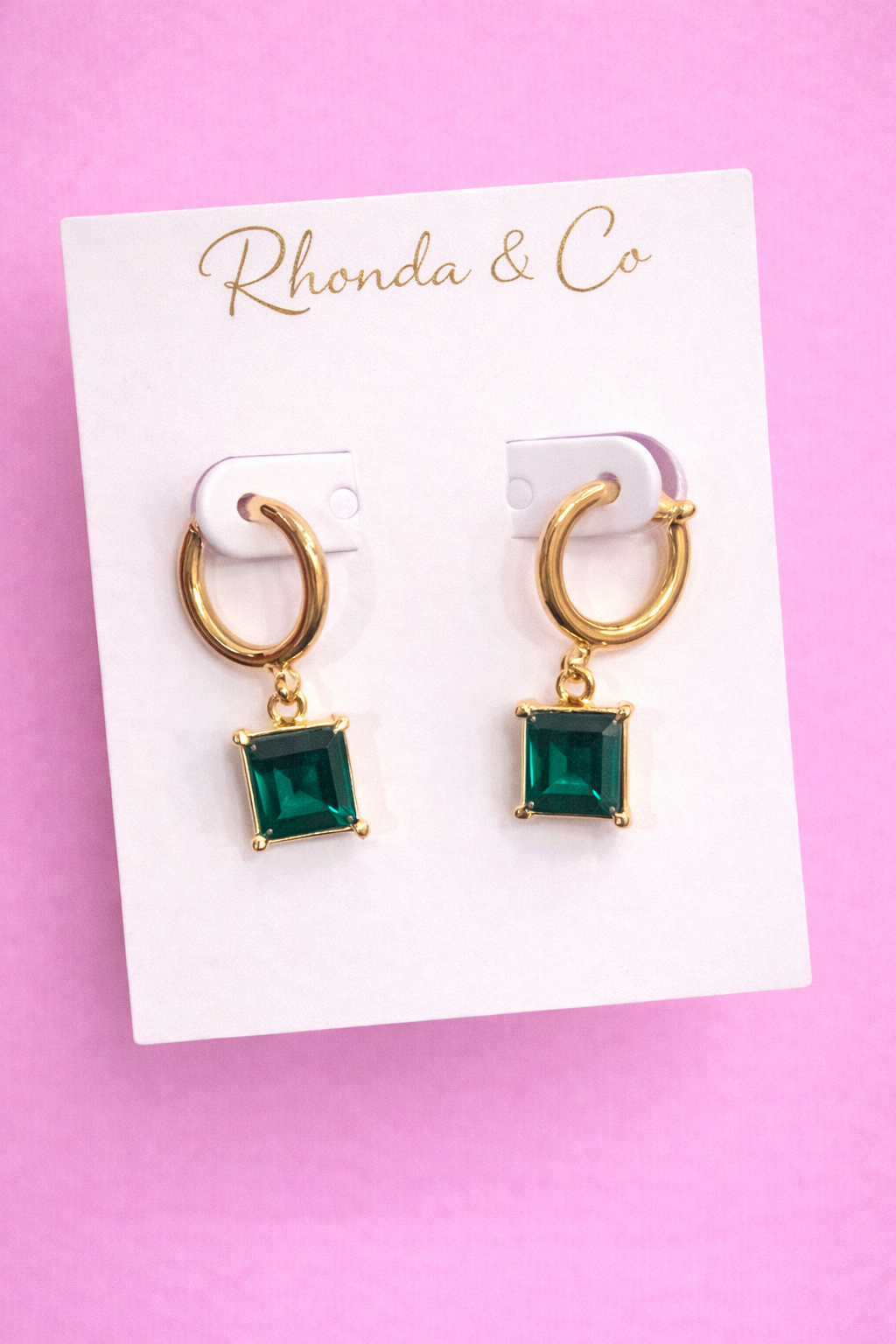 Modern Muse Huggie Earrings